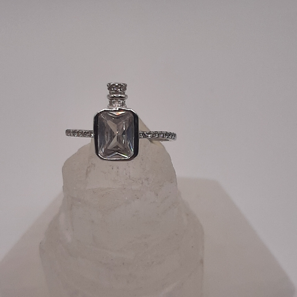 R823 Sterling Silver Harry Potter Potion Bottle Ring - Charmed Aroma